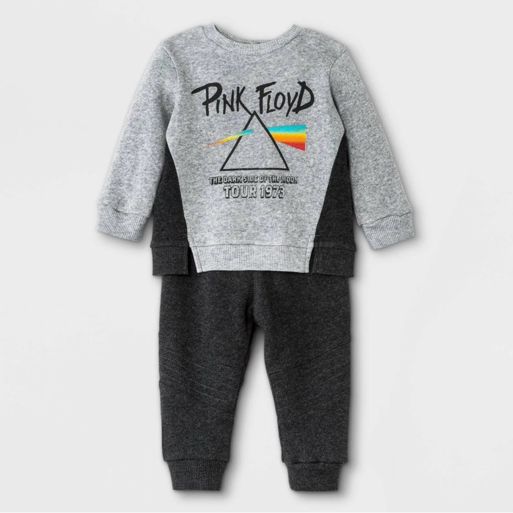 Pink Floyd baby sweatshirt sweatpants size 12 months music